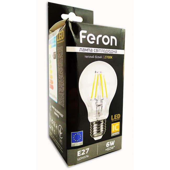 Светодиодная лампа Feron LB-57 6W E27 2700K