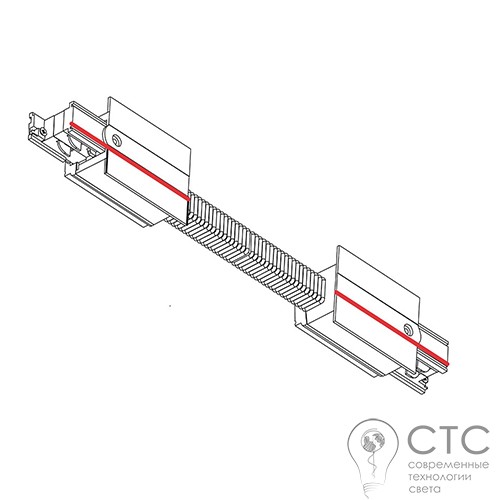 Гнучке з'єднання 3 фази Nowodvorski 8677 Track CTLS Recessed Power Flex Connector - фото 2