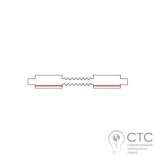 Гнучке з'єднання 3 фази Nowodvorski 8677 Track CTLS Recessed Power Flex Connector - фото 3