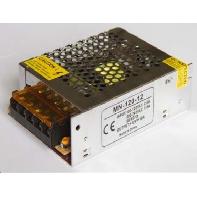 Негерметичный блок питания  LED LIGHT , Сompact, 12 В/120 Вт