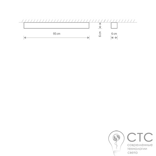 Стельовий світильник Nowodvorski 7546 Soft Led White 90X6 - фото 2
