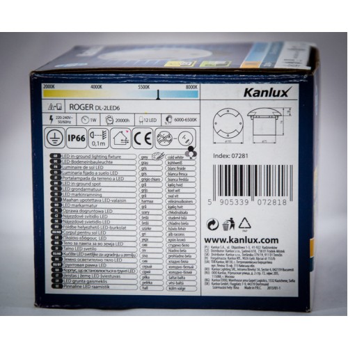 Тротуарный светильник Kanlux ROGER DL-2LED6 - фото 6