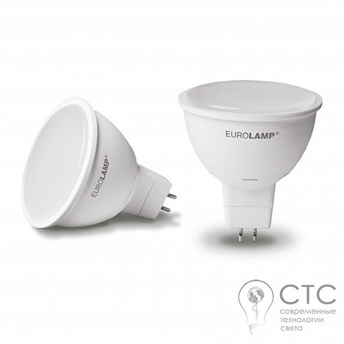 Светодиодная лампа EUROLAMP 5W 12V GU5.3 4000K - фото 2