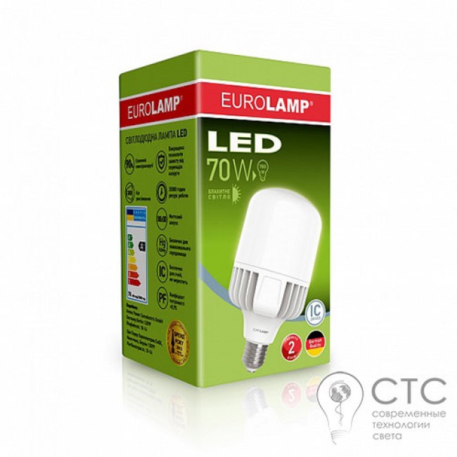 Светодиодная лампа EUROLAMP 70406 70W E40 6500K