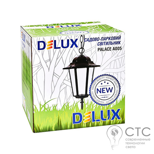 Підвісний світильник Delux Palace A005 E27 чорний - фото 3