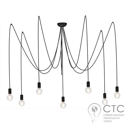 Люстра Nowodvorski 6785 Spider Black - фото 1
