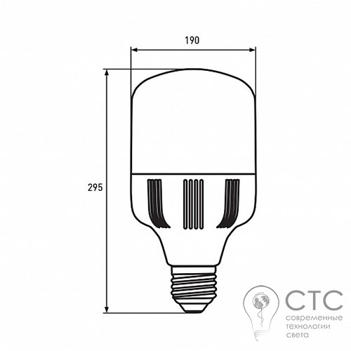 Светодиодная лампа EUROLAMP 100406 100W E40 6500K - фото 4