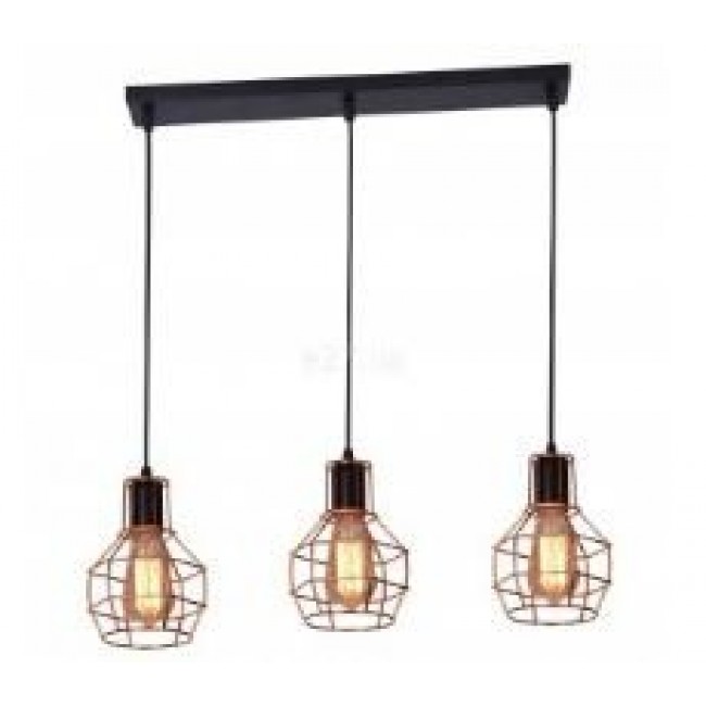 Подвесной светильник AZzardo Carron 3 Line AZ2141 copper