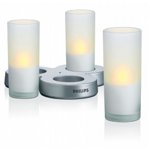 LED набір 3х свічка настільний світильник PHILIPS_VN 69108/60/PH - фото 2