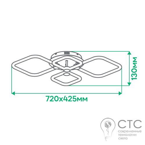 Светодиодный светильник Ardero AL6134-2ARD FELICITY 80W 2700-6500K - фото 5