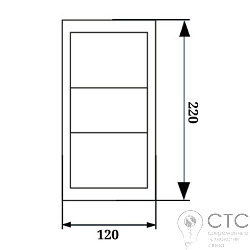 Настенный светильник LED POWERLUX 2х6Вт 4000К-60451 - фото 5