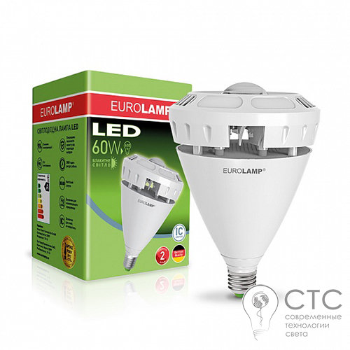 Світлодіодна лампа EUROLAMP 60406 60W E40 6500K - фото 1