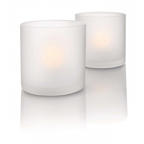 LED набор 2х свеча настольный светильник PHILIPS 69184/60/PH - фото 1
