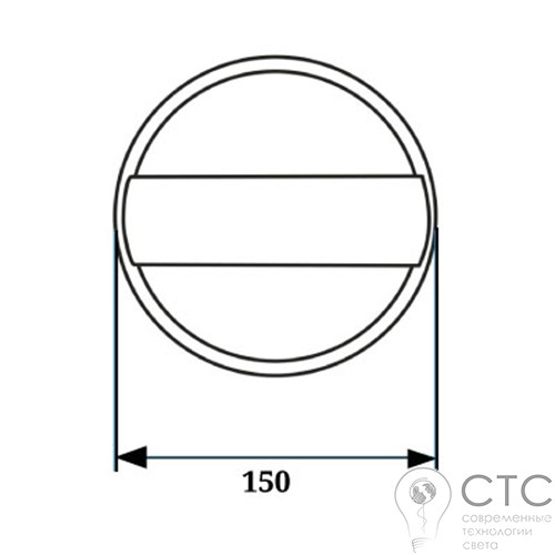 Настенный светильник LED POWERLUX 2х6Вт 4000К-60452 - фото 6