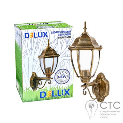 Настенный светильник Delux Palace A008 E27 черный-золото