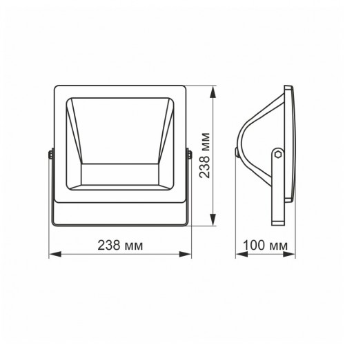 Смарт прожектор VIDEX 10W RGB Wi-fi 3000-6500 белый - фото 4