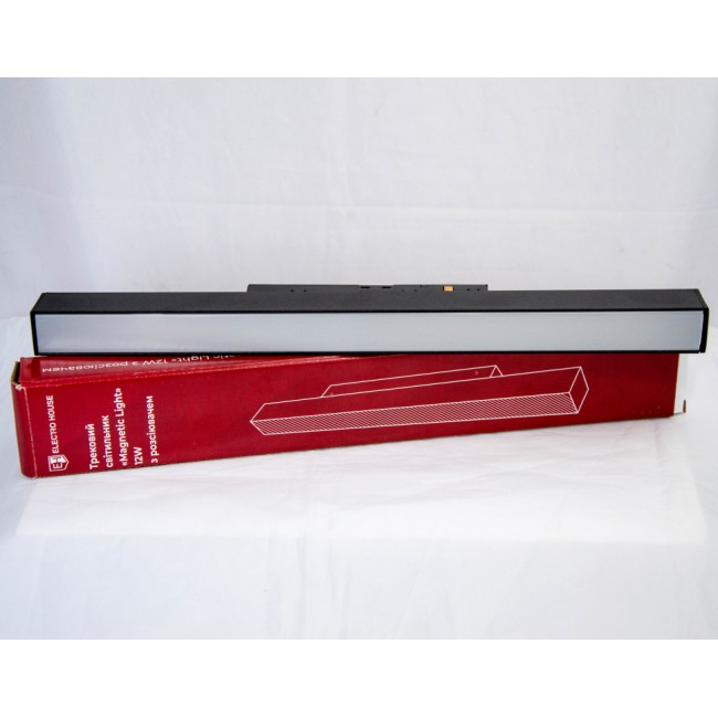 Трековый светильник ElectroHouse Magnetic Light 12W 4000K с рассеивателем
