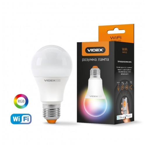 Смарт VIDEX A60 RGB CW WI-FI 12W E27 - фото 1