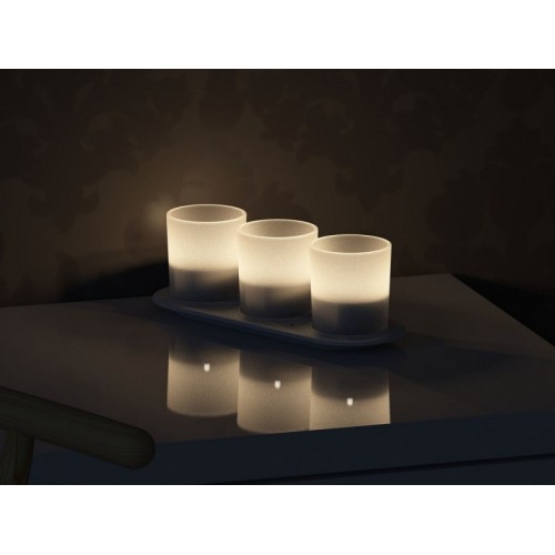 LED набір 3х свічка настільний світильник PHILIPS 69187/60/PH - фото 4