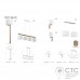 Подвесной светильник TK Lighting 3373 Troy White