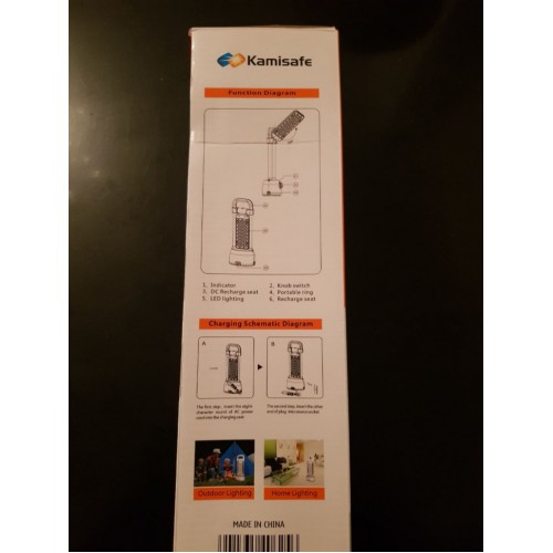 Аккумуляторный ручной светильник Kamisafe KM-7609A 40LED - фото 4