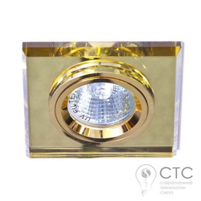 Встраиваемый светильник Feron 8170-2 желтый золото 