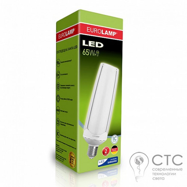 Светодиодная лампа EUROLAMP 65406(Rocket) 65W E40 6500K