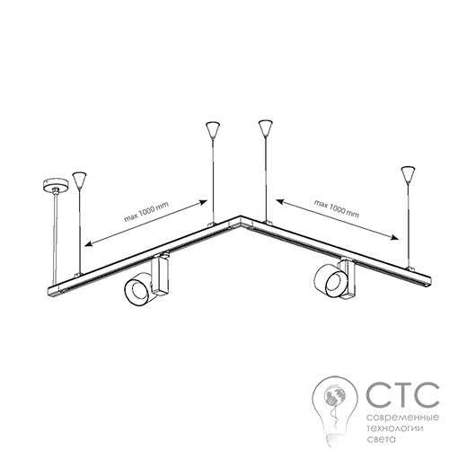 Елемент живлення трекової системи Nowodvorski 8284 Track CTLS Power Supply Kit WH - фото 2