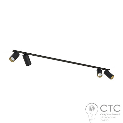 Спот Nowodvorski 7692 Mono Surface IV Black/Gold - фото 1