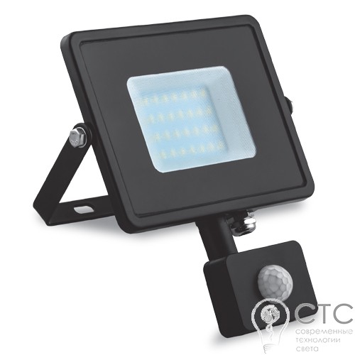 Светодиодный прожектор с датчиком движения Feron LL-906 20W - фото 1