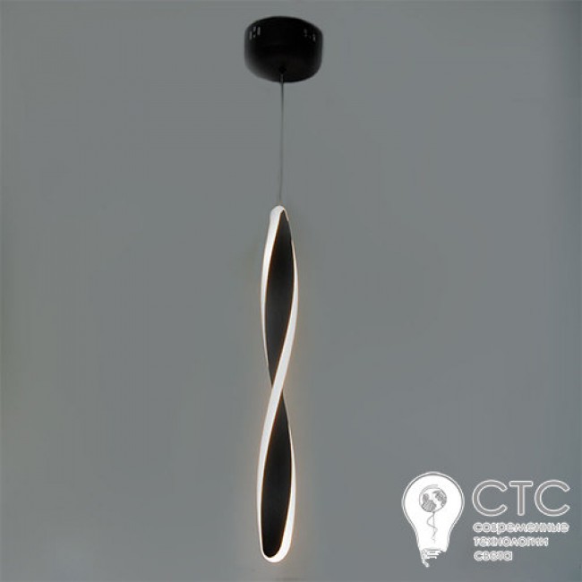 Светодиодная люстра Powerlux PW21829 BK 16W 3000К Art-Spiral