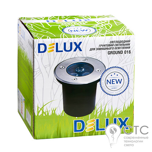 Тротуарный светильник Delux GROUND 16 LED 3x1W - фото 2