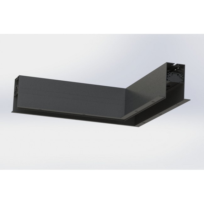 Коннектор угловой встраиваемый к магнитной системе WL. 90° connector- R