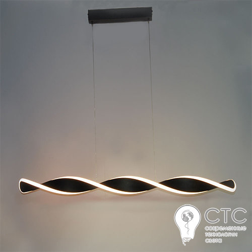 Светодиодная люстра Powerlux PW21836 BK 20W 3000К Art-Spiral - фото 3