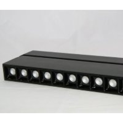 Линейный светодиодный светильник на магнитную шину   BAND MINI   15W черный