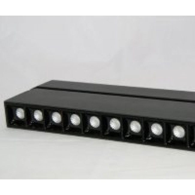 Линейный светодиодный светильник на магнитную шину   BAND MINI   15W черный