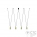 Подвесной светильник Nowodvorski 7610 More Eye IV Solid Brass