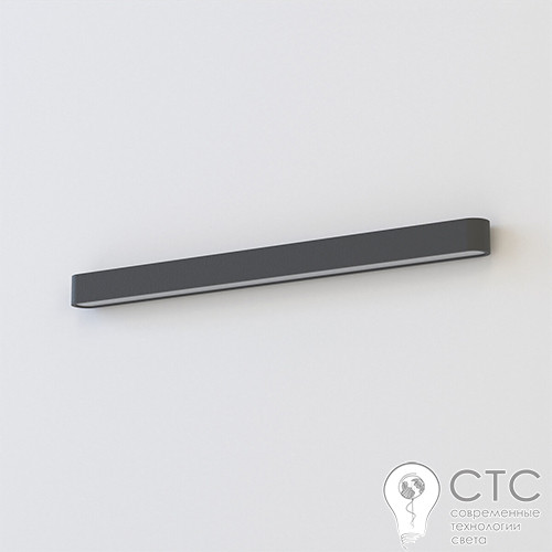 Настінний світильник Nowodvorski 7534 Soft Led Graphite 90X6 Kinkiet - фото 1