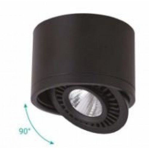 Світлодіодний світильник Feron AL523 COB 10W 4000K чорний - фото 1