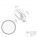 Введення живлення 3 фази Nowodvorski 8713 Track CTLS Power End Cap Right (PE-R)