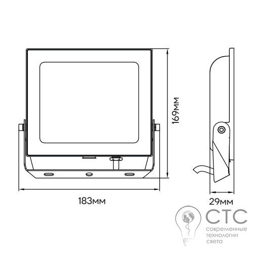 Светодиодный прожектор Ardero LL-1050ARD 50W 4500Lm 6500K - фото 4
