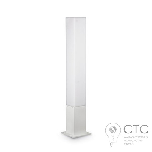 Парковый светильник Ideal Lux Edo Outdoor PT1 Bianco Square (142999)   - фото 1