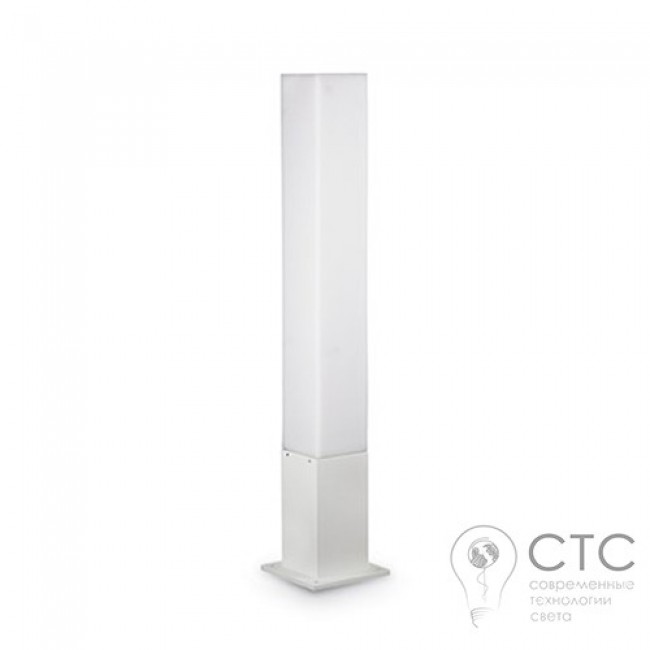 Парковый светильник Ideal Lux Edo Outdoor PT1 Bianco Square (142999)  