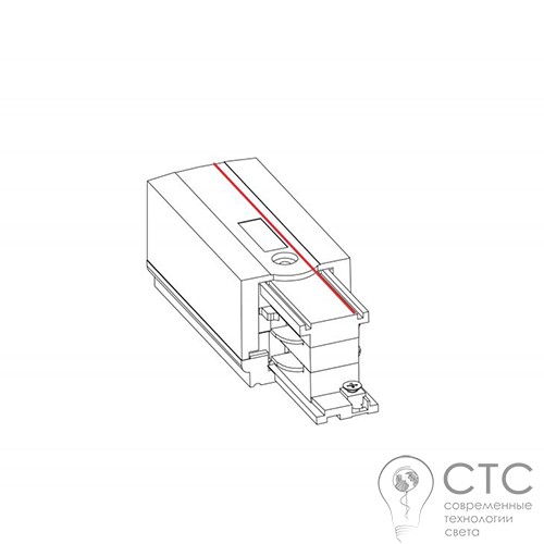 Введення живлення 3 фази Nowodvorski 8232 Track CTLS Power End Cap Left (PE-L) - фото 2