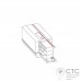 Введення живлення 3 фази Nowodvorski 8232 Track CTLS Power End Cap Left (PE-L)