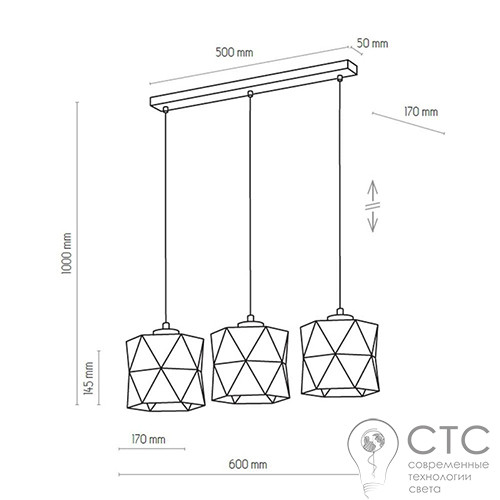Подвесной светильник TK Lighting 3251 Siro White - фото 2