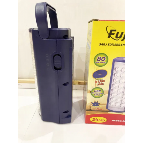 Фонарь ручной аккумуляторный переносной Fujita 2606L+Power Bank - фото 2