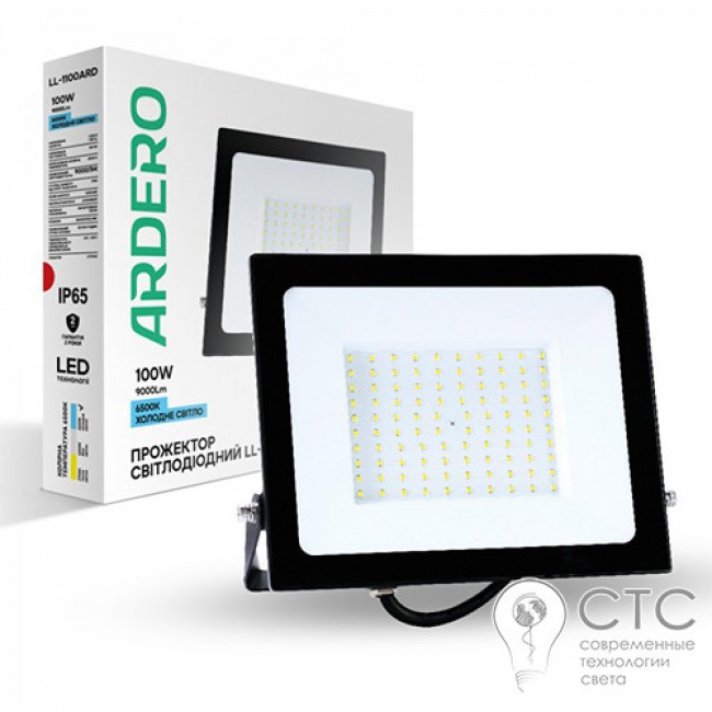 Светодиодный прожектор Ardero LL-1100ARD 100W 9000Lm 6500K
