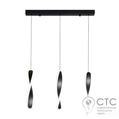 Светодиодная люстра Powerlux PW21867 BK 24W 3000К Art-Spiral