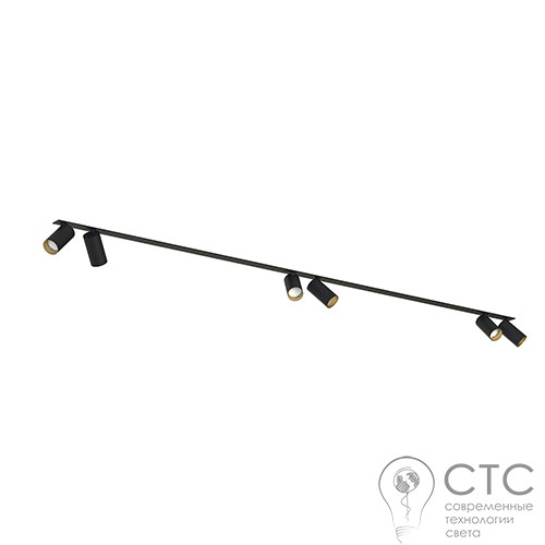 Спот Nowodvorski 7693 Mono Surface VI Black/Gold - фото 1